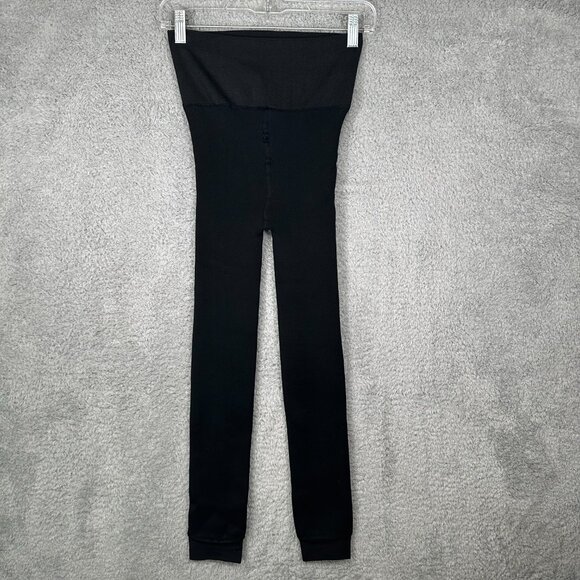 Free Country Leggings Women’s L/XL Thermal Black Fleece Lined - Picture 2 of 12